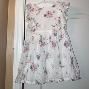 Toddler White Dress